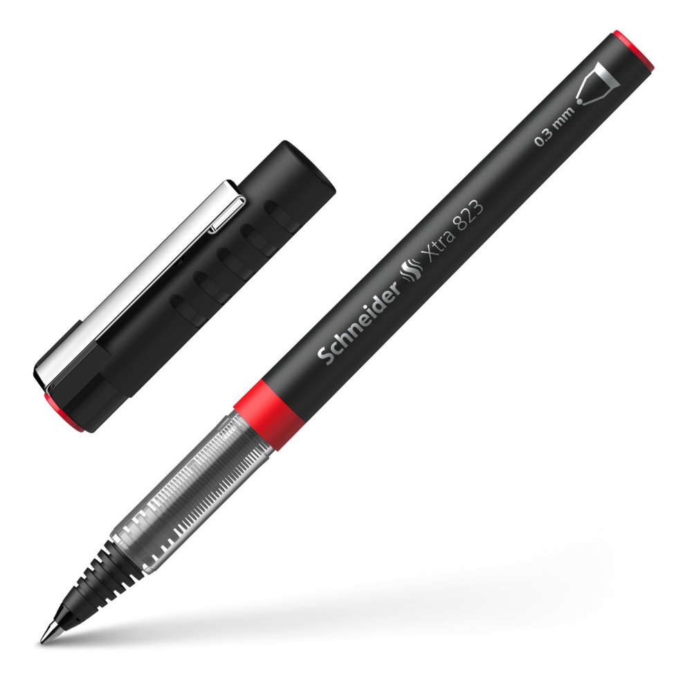 Rašiklis Xtra 823 0.3mm raudonas Schneider 8232