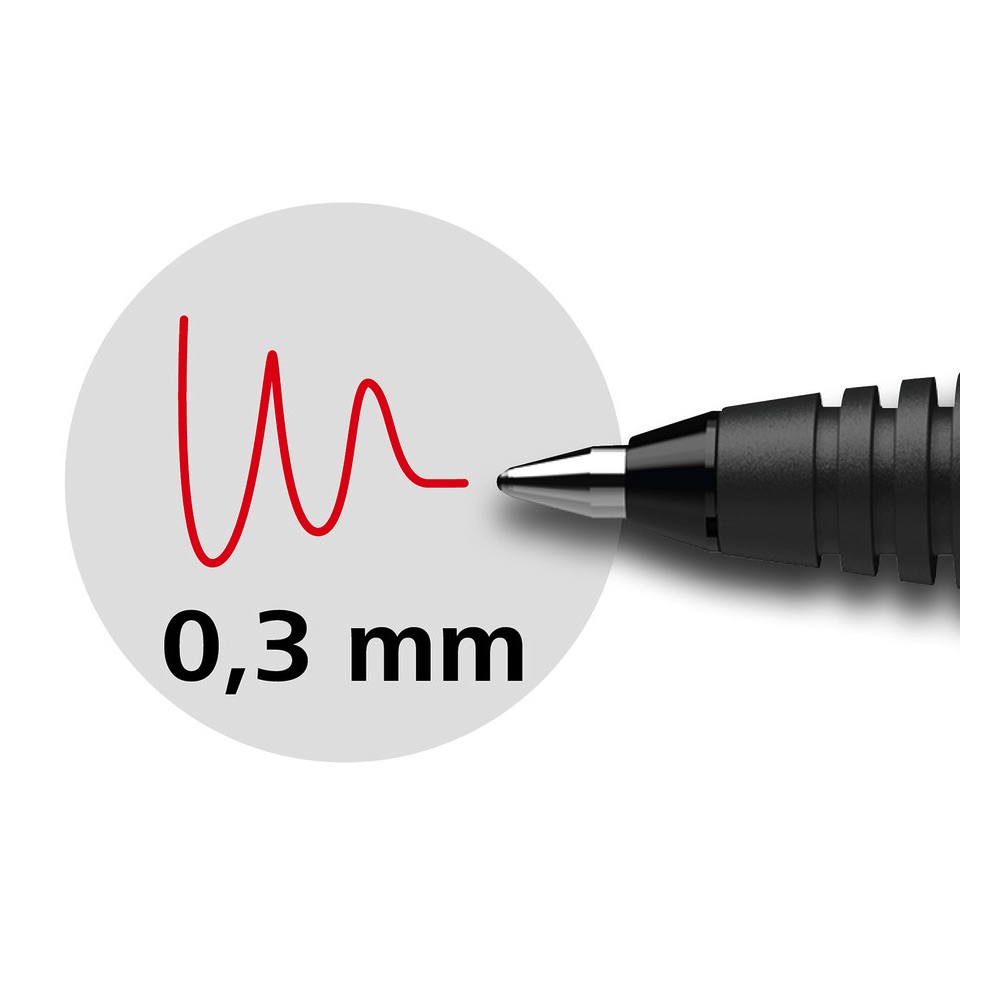 Rašiklis Xtra 823 0.3mm raudonas Schneider 8232 - Image 2