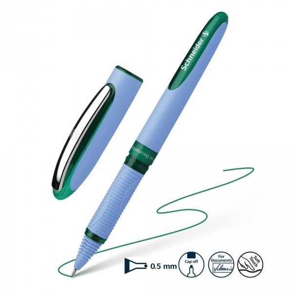 Rašiklis One Hybrid N 0.5mm žalias Schneider 183504