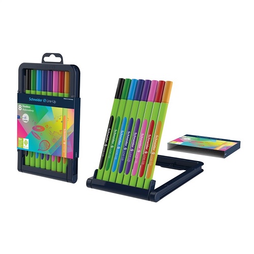 Rašiklių Line-Up 8 vnt. 0.4mm rinkinys Schneider 191098 - Image 2