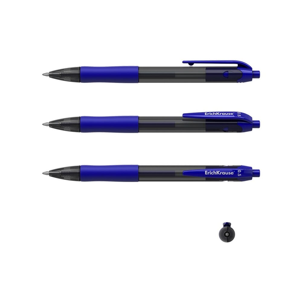 Automatinis gelio rašiklis "Smart Gel" 0.5mm mėlynas ErichKrause 39011