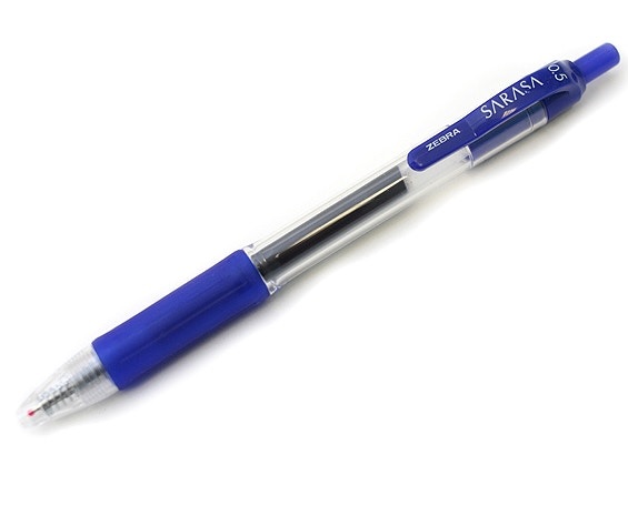 Automatinis gelio rašiklis SARASA 0.5mm mėlynas Zebra