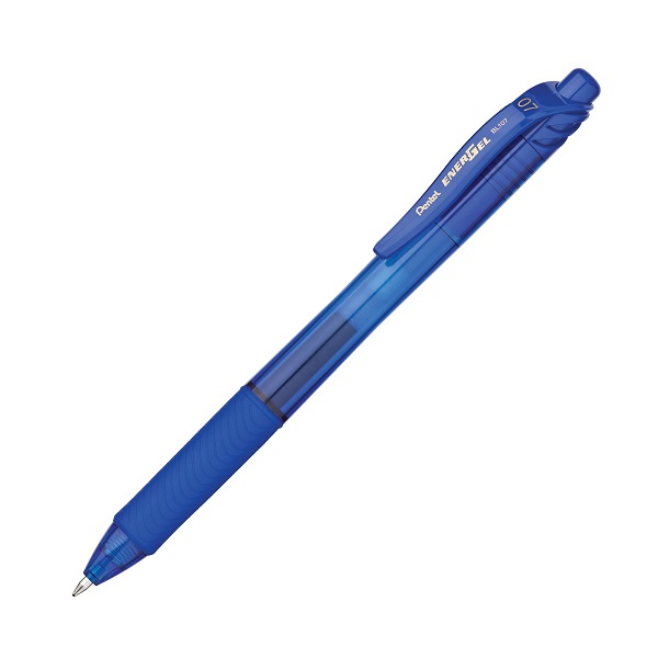 Automatinis gelio rašiklis Energel X 0.7mm mėlynas Pentel BL107