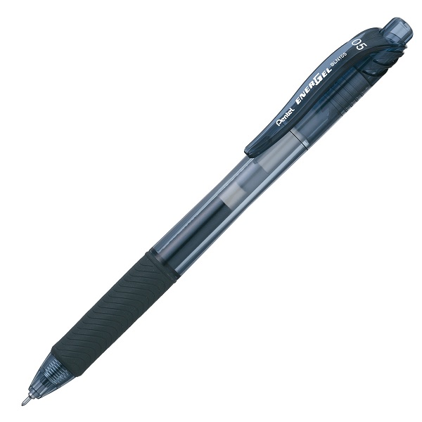 Automatinis gelio rašiklis Energel X 0.5mm juodas Pentel BLN105