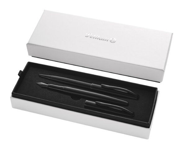 Tušinuko ir plunksnakočio rinkinys "Jazz Noble Elegance" juodos sp. Pelikan 821896