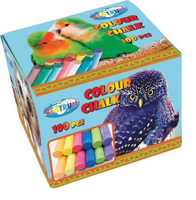 Mokyklinė kreida 100 vnt. spalvota Centrum 80373