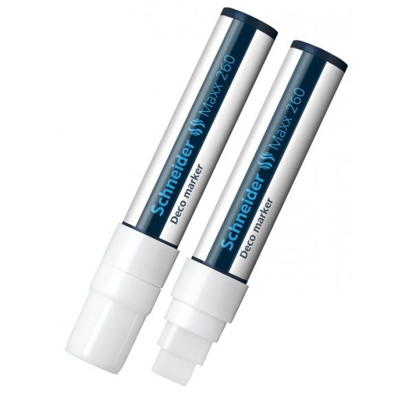 Žymeklis kreidinis Maxx 260 5-15mm baltas Schneider 126049
