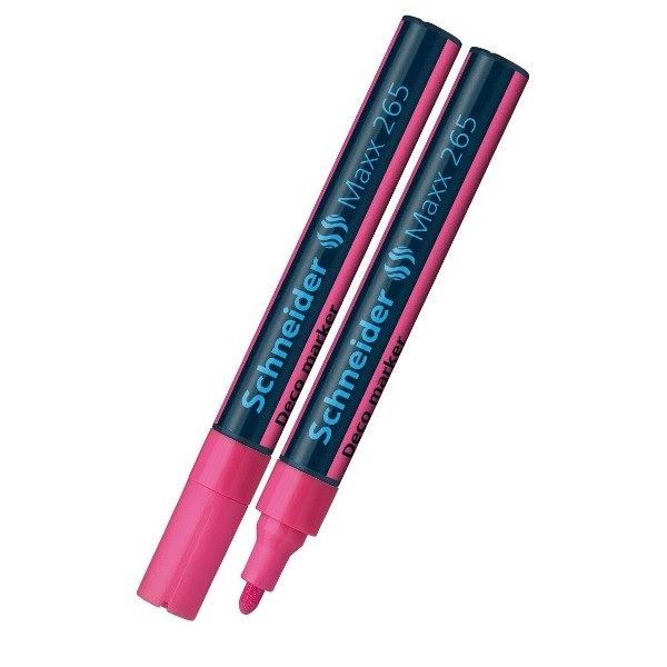 Žymeklis kreidinis Maxx 265 2-3mm rožinis Schneider 126509