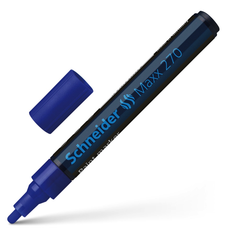 Žymeklis aliejiniu pagrindu Maxx 270 1-3 mm mėlynas Schneider 127003