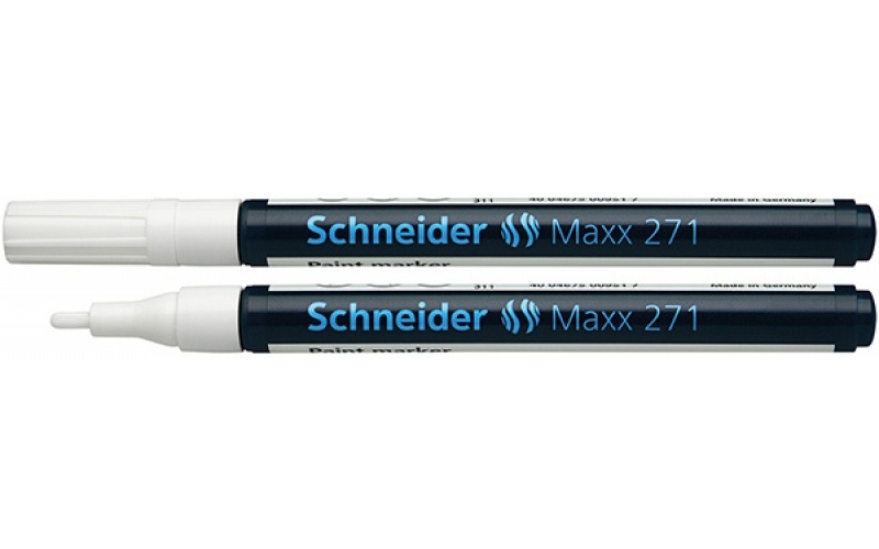 Žymeklis aliejiniu pagrindu Maxx 271 1-2 mm baltas Schneider