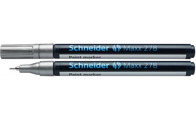 Žymeklis aliejiniu pagrindu Maxx 278 0.8 mm sidabrinis Schneider
