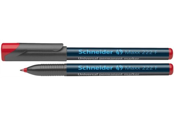 Permanentinis žymeklis OHP Maxx 222 F 0.7 mm raudonas Schneider