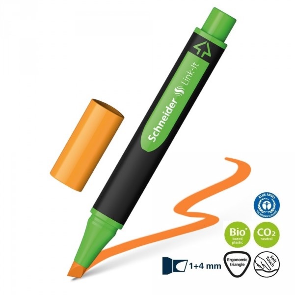 Žymeklis tekstui "Link-it" oranžinis Schneider 119206