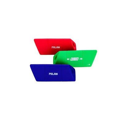 Drožtukas plastikinis su 2 geležtėmis "Slide" Milan 20153212 - Image 2