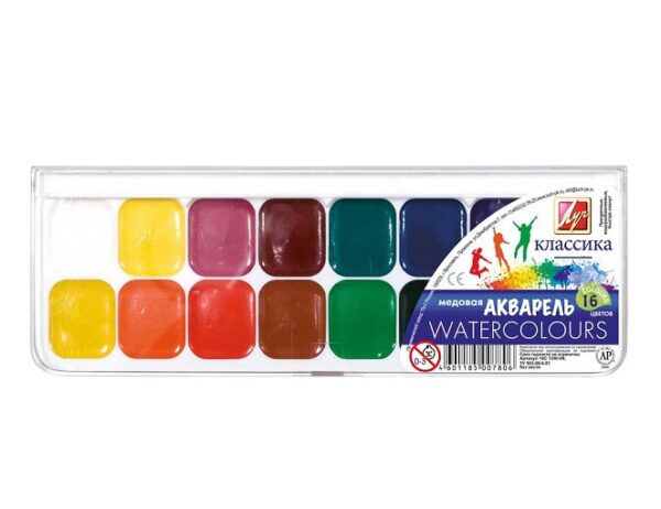 Akvarelė 16 spalvų "Klasika" Luč