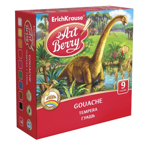 Guašas ArtBerry 9 spalvų ErichKrause 41745