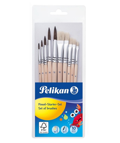 Teptukų rinkinys 10 vnt. Pelikan 700405