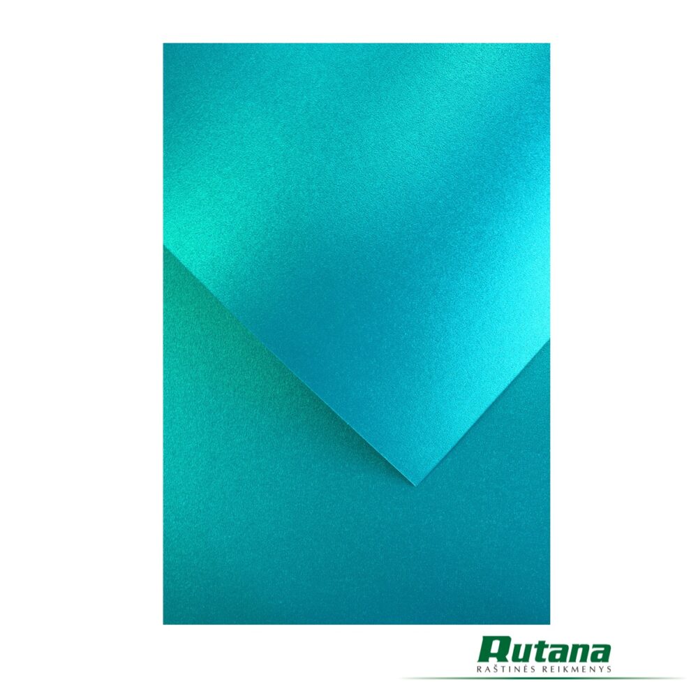 Dekoratyvinis kartonas A4 Millenium 220g 1 lapas turkio spalvos Galeria Papieru 200720