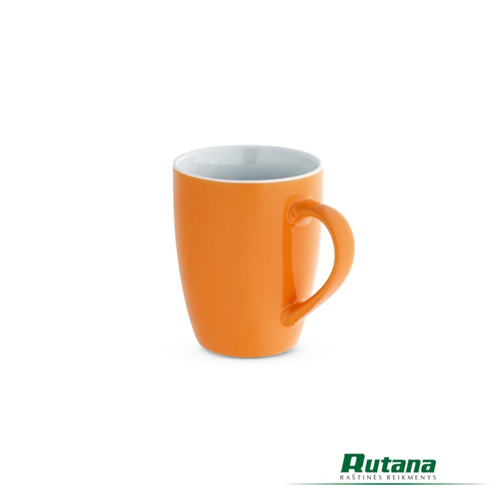 Keramikinis puodelis 370ml "Cinander" oranžinis HD 93832-128
