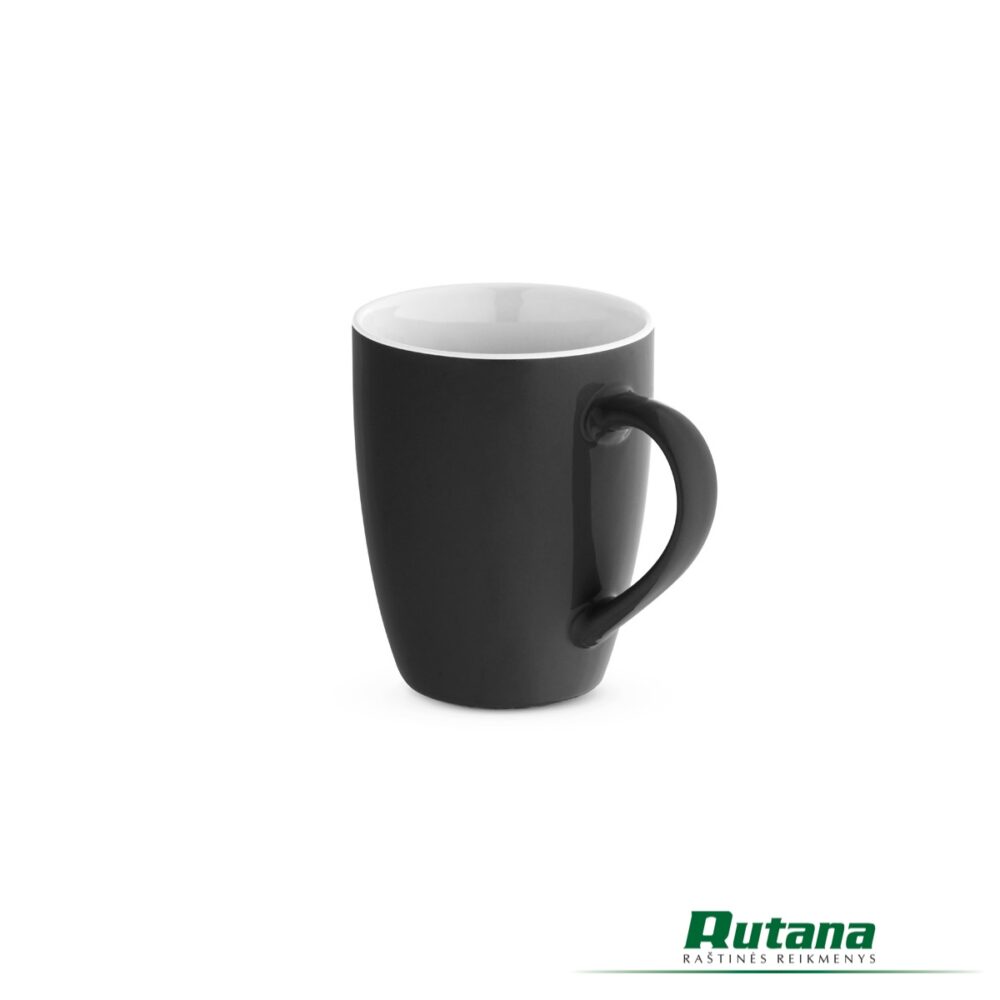 Keramikinis puodelis 370ml "Cinander" juodas HD 93832-103