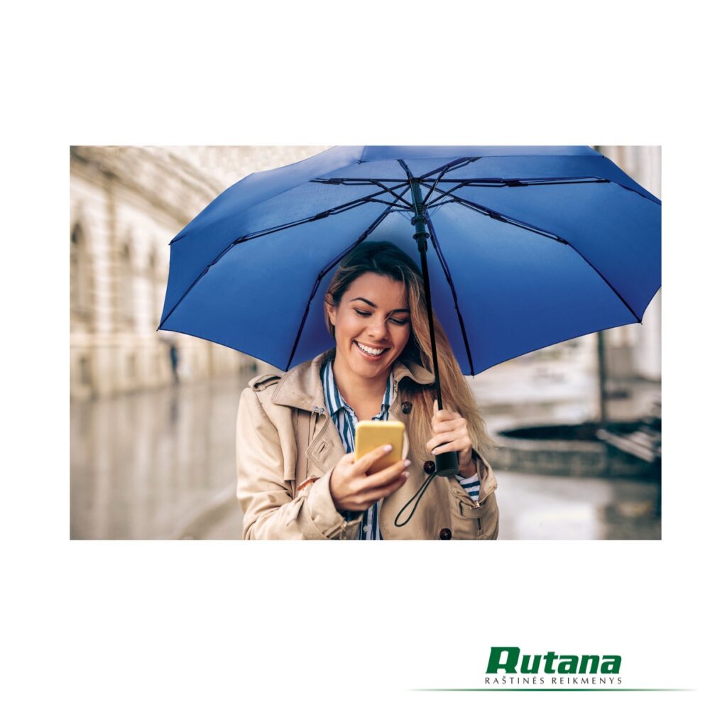 Skėtis automatinis "Tomas" mėlynas HD 99139-114 - Image 5