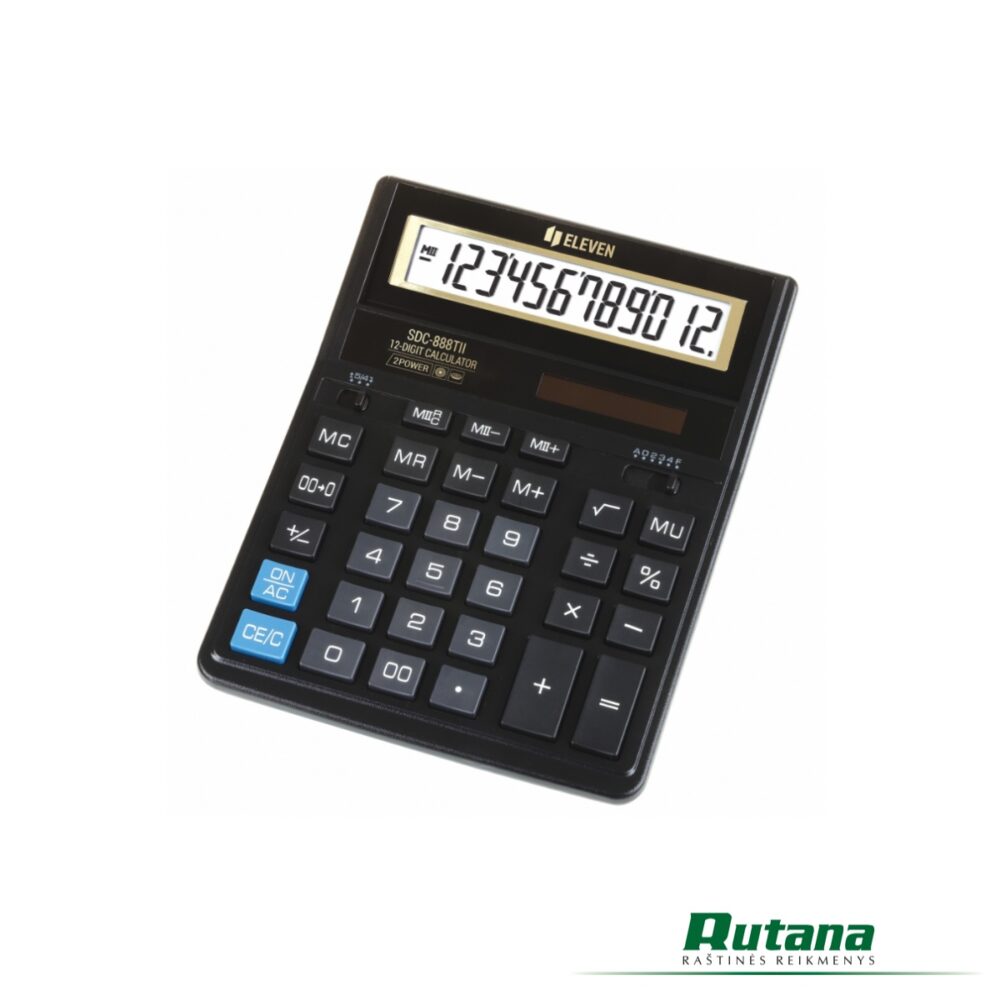 Skaičiuotuvas SDC 888TII Eleven