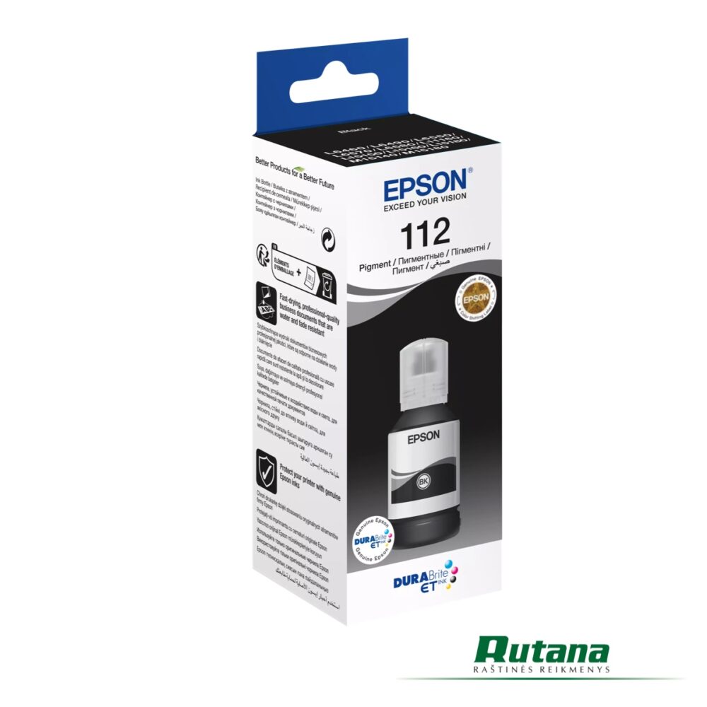 Rašalas Epson 112 juodas OEM C13T06C14A