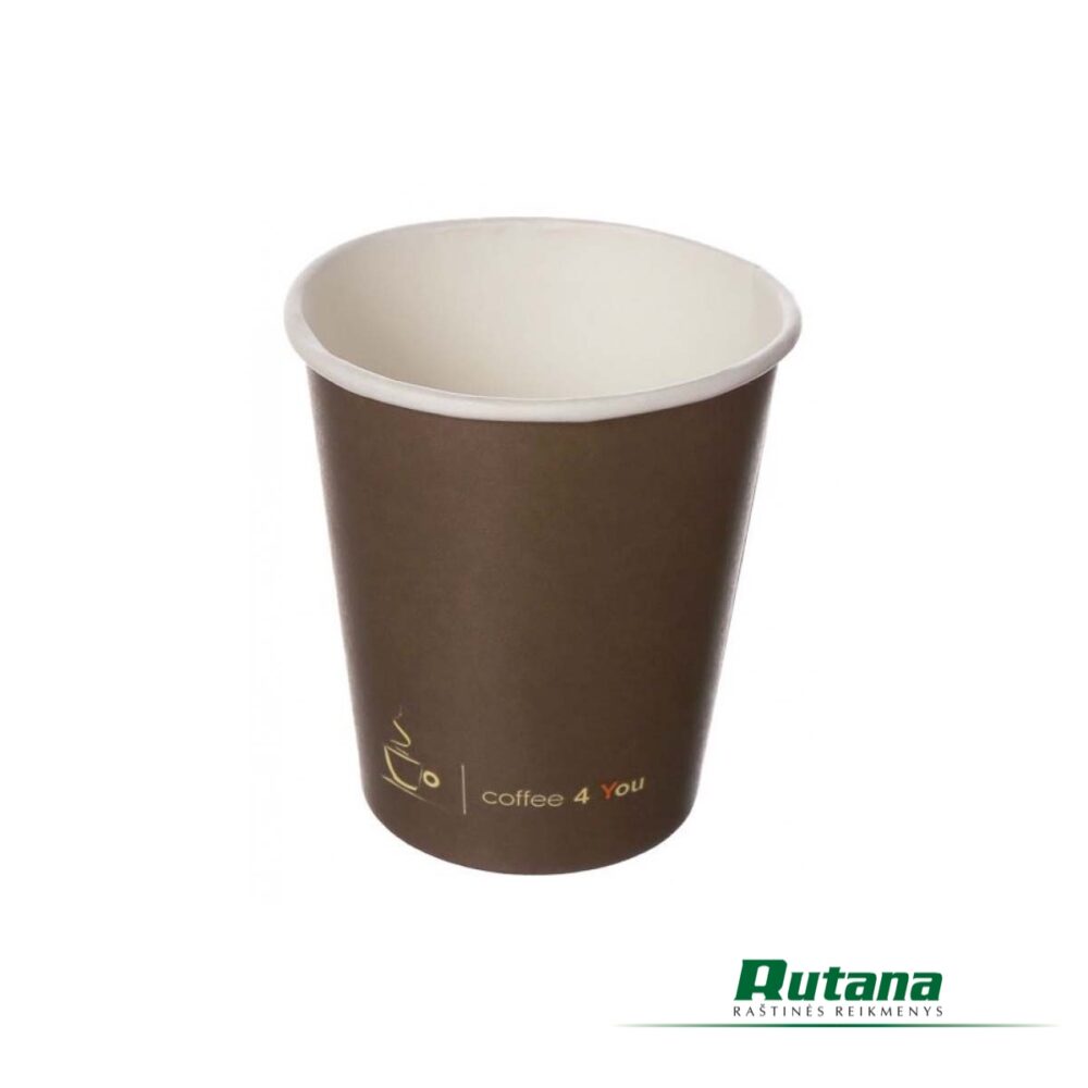 Puodeliai popieriniai rudi 250ml Coffee 4 You 1vnt. 6581P