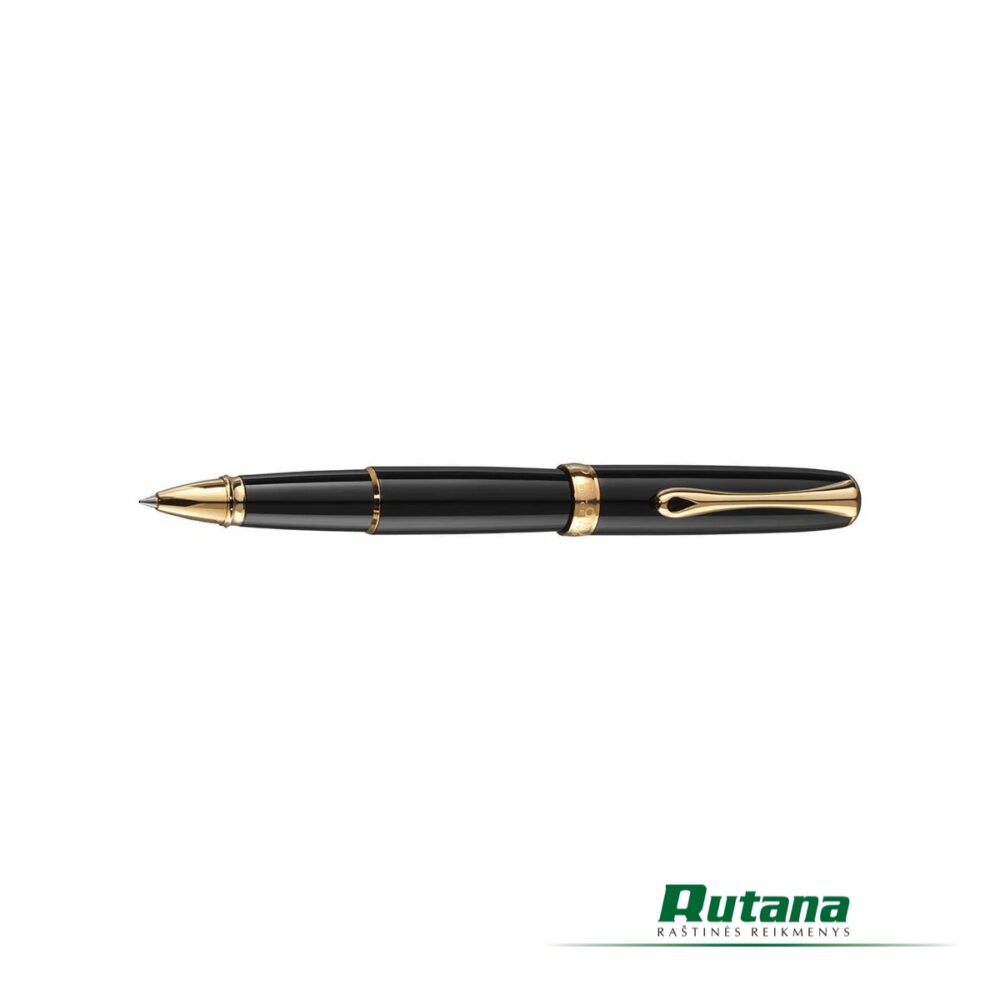 Rašiklis Excellence A2 juodas su aukso detalėmis Diplomat 40203030 - Image 2