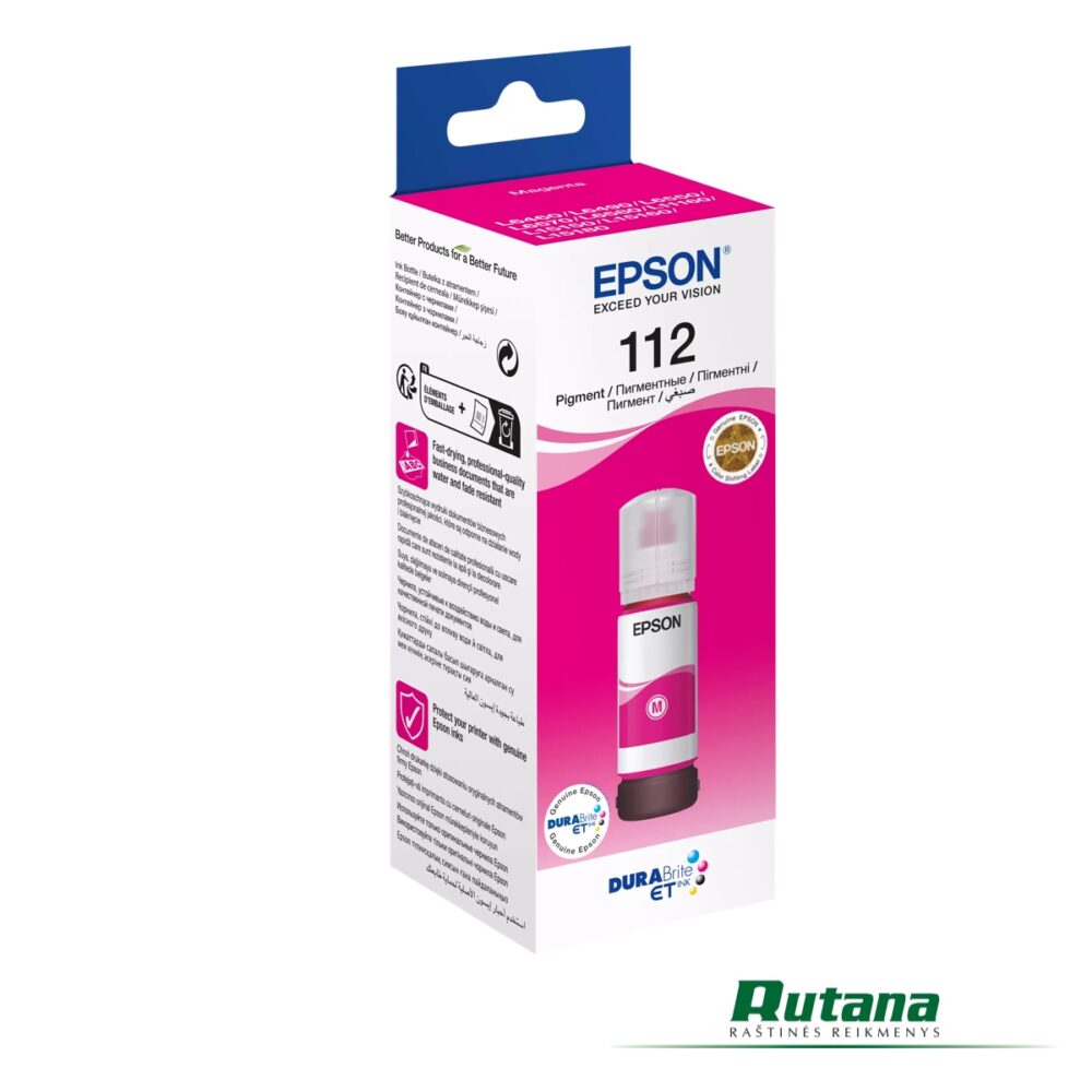 Rašalas Epson 112 raudonas OEM C13T06C34A