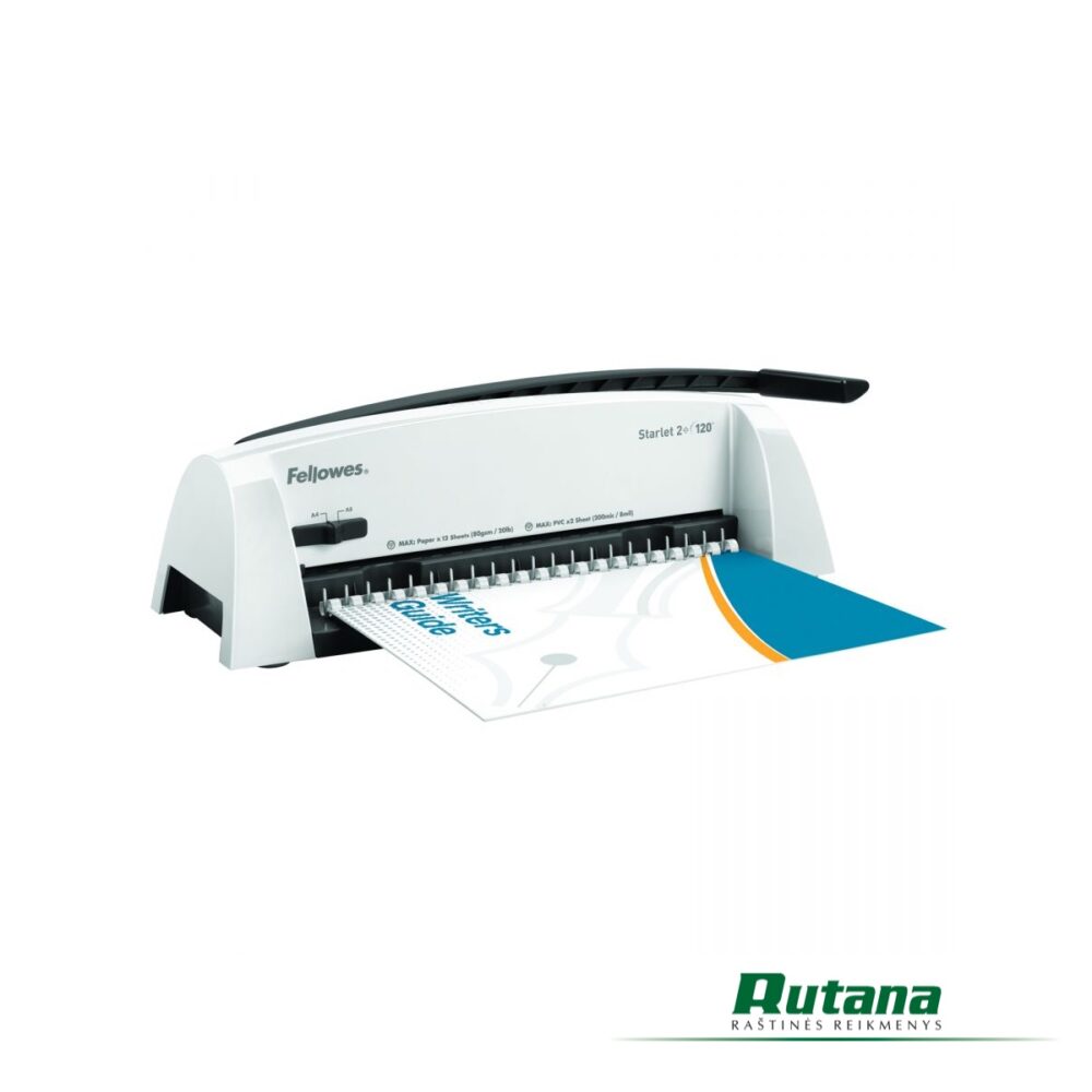 Įrišimo ir perforavimo aparatas A4 Starlet 2+ 120l. Fellowes 5227901