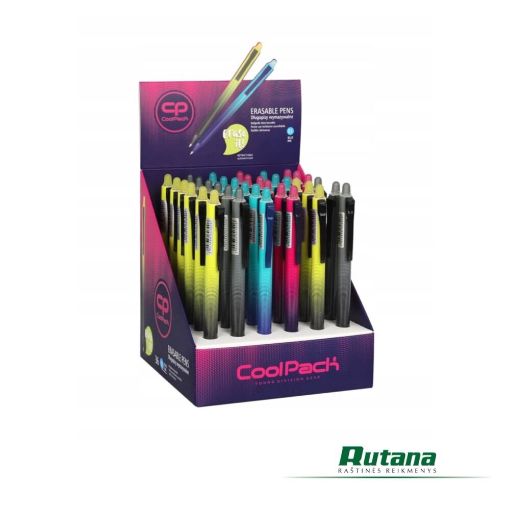 Automatinis rašiklis ištrinamas "Gradient Dark" mėlynas CoolPack 03906CP - Image 2